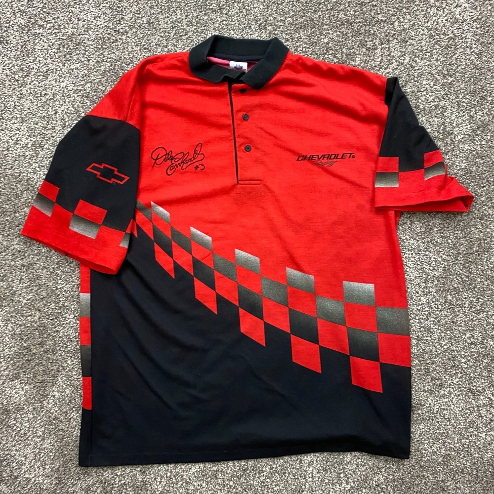 Dale Earnhardt Shirt Mens Large‎ Chevrolet geometric rare racing Nascar - Picture 2 of 13